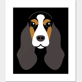 Cocker Spaniel dog face Posters and Art